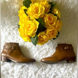 Brown ankle boots from Michael Kors